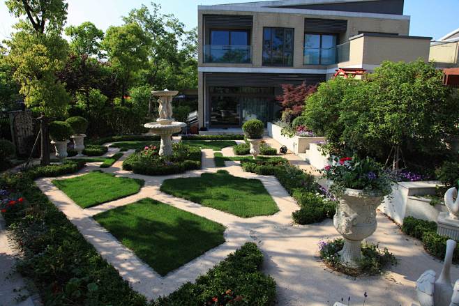 溢柯花园花园设计别墅私家花园商业景观上海景观设计公司庭院设计阳台