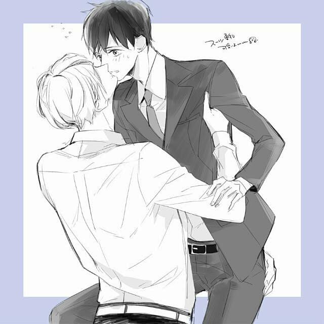 #冰上的尤里##维勇#喜欢这个太太的同人图!画