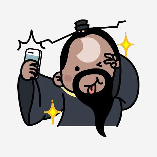 包拯自拍可爱表情包免抠素材图宝宝