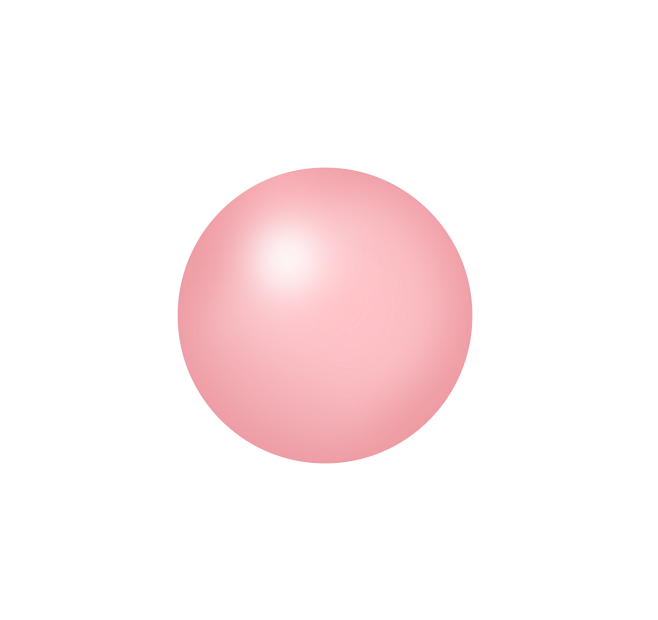 粉色的球
