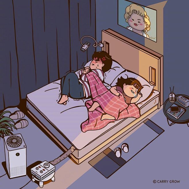 作者韩国插画师carrygrowstudio