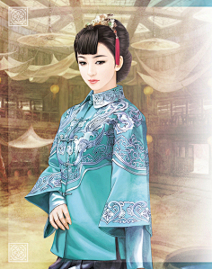 云深封面采集到清装美女