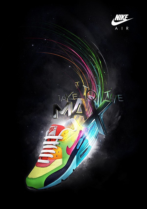 nikefootlocker耐克运动鞋广告创意设计