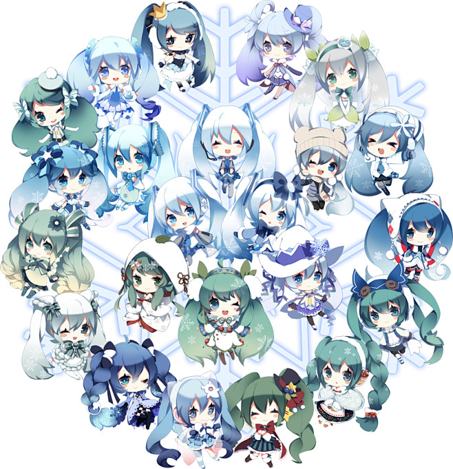 雪初音pk櫻初音你們更喜歡哪一個初音未來zeze嘖嘖