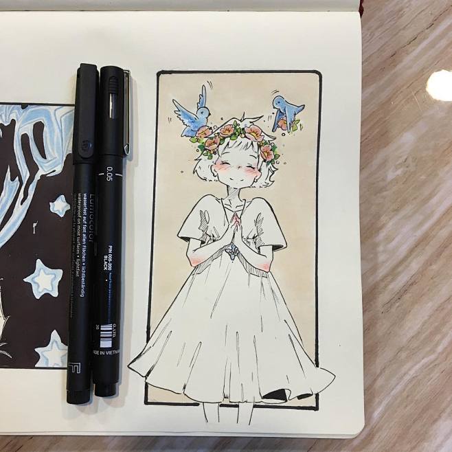 ikedda水彩插画集二