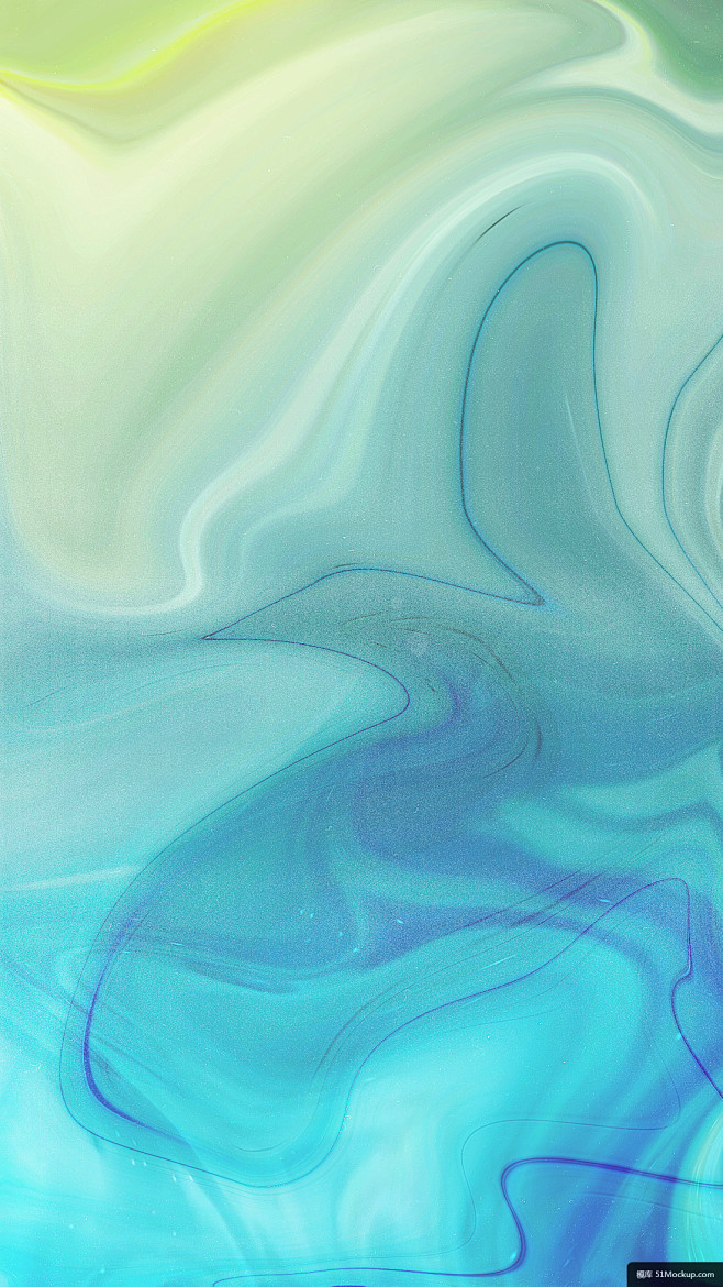 青色流质彩色高清背景图片2模板背景图片
