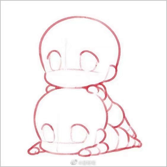 q版双人线稿姿势参考列表画手转需