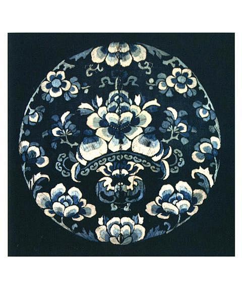 刚柔之绣团花刺绣纹样欣赏