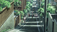 June‘Yang采集到治愈系 场景 自然 插画 日本动漫风格