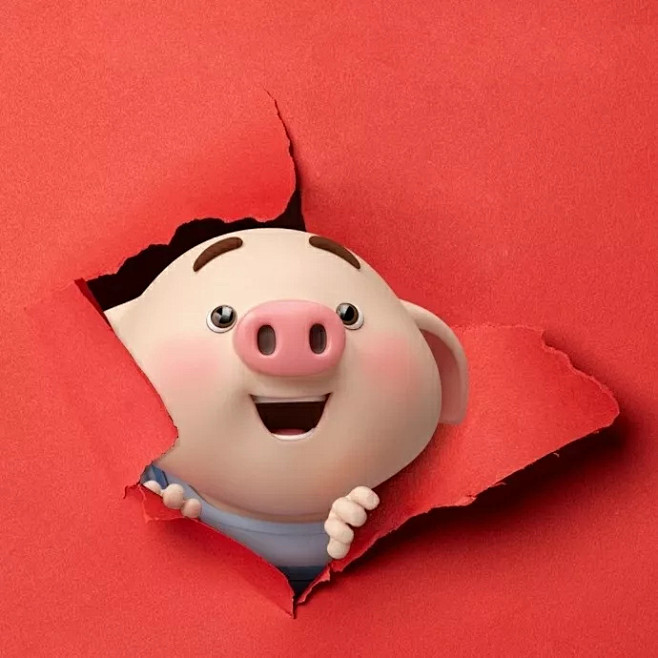 换上这波猪小屁来年吉祥又如意猪年承包你的所有头像