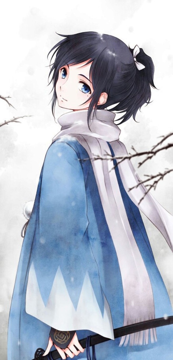 此间少年二次元美少年刀剑乱舞大和守安定动漫插画唯美