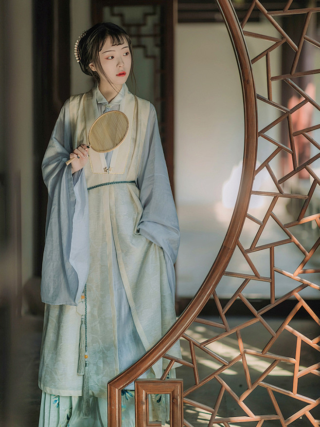 七月夕醉花阴明制比甲汉服女袄裙立领长衫内搭刺绣马面裙淘宝网