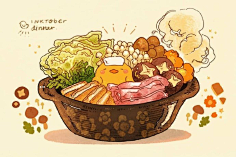 木木语ly采集到食物插画