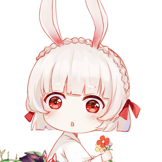 截 动漫头像 软妹 头像 弯截 阴阳师 山兔q版头像快乐v小鱼同采自www