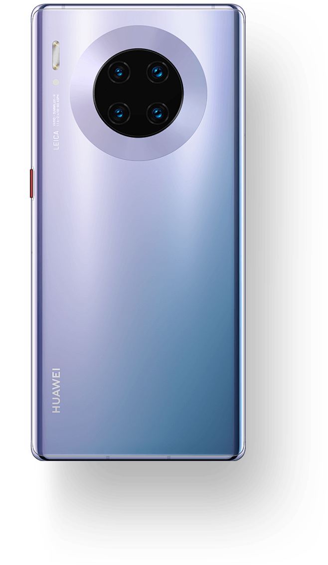 华为mate30pro5g银色背面