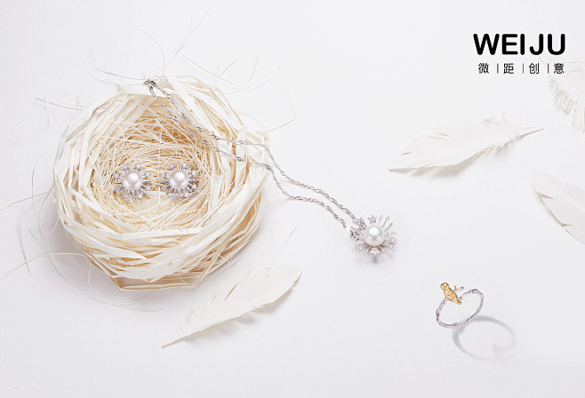 珠宝摄影--白色看似简单而不简单的光影展示