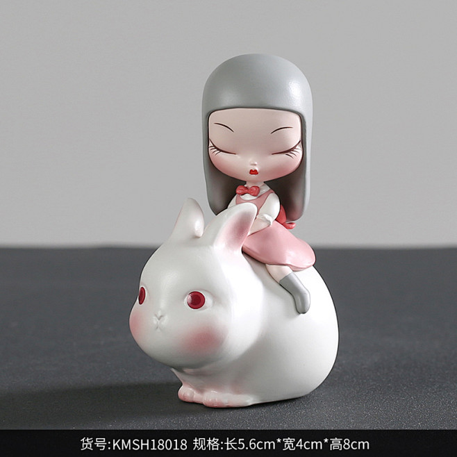 创意圣诞礼物摆件白夜童话Q版少女心可爱装饰品家居摆设轻奢礼品-tmall.com天猫