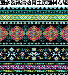 李飞儿1采集到民族图案 异域风情图案 少数民族花纹