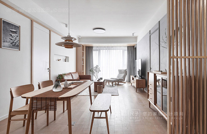 新提醒生活志逐光而居向阳而生100㎡日式暖意小宅室内设计拓者设计吧