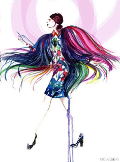 清CHEN的微笑采集到各种服装配饰插画手绘
