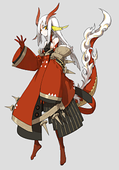 수인 캐릭터 일러스트-花瓣网|陪你做生活的设计师