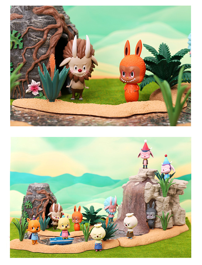 popmart泡泡玛特精灵天团2公仔labubu盲盒手办动漫周边生日礼物tmall