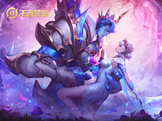 白_夜采集到王者荣耀人设壁纸