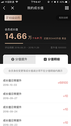 倒挂树上的河豚采集到UI_会员页
