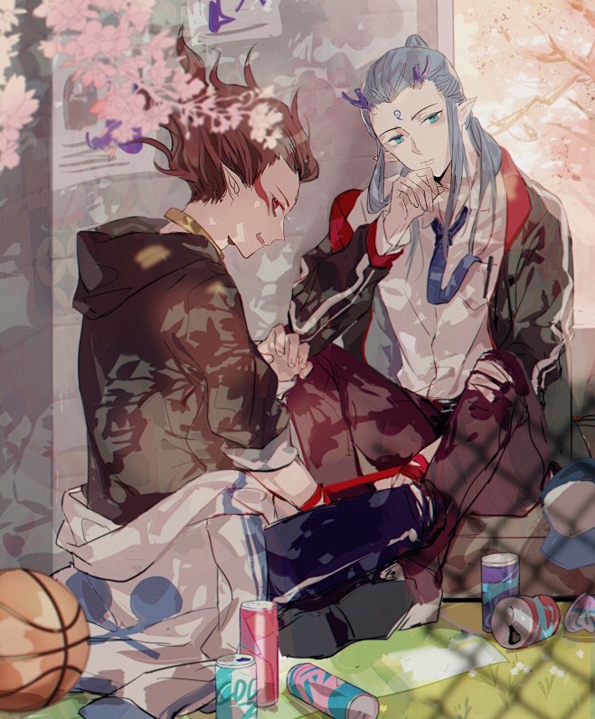 lofter:kanose 哪吒之魔童降世 哪吒敖丙 藕饼cp