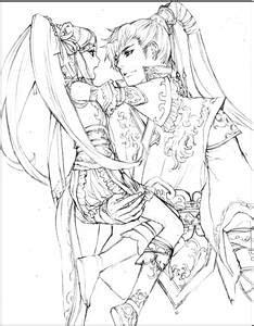 古风漫画人物线稿百度图片搜索