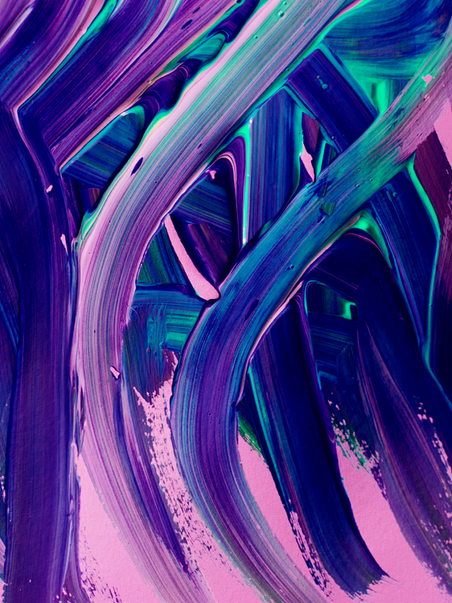 艺术油画质感背景素材深蓝紫油画背景