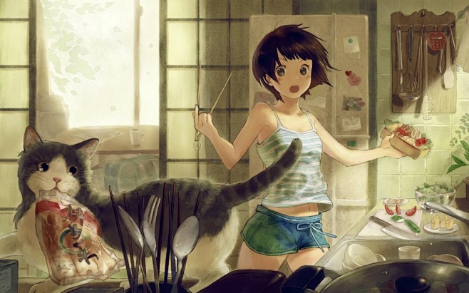 anime_wallpaper_kitchen | Coolvibe - Digital ArtCoolvibe – Digital Art