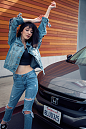 Honda Civic - Lifestyle : Personal work by photographer David Masemore highlighting the Honda Civic in Long Beach, CA. | Model: Olivia Villalobos | Photography campaign was designed to deliver a youthful and inspiring humanistic quality to a series of aut