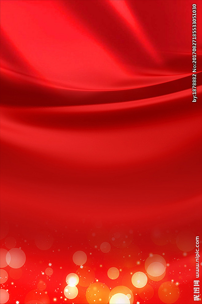 红色背景