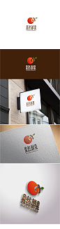果然鲜果-水果店品牌logo设计