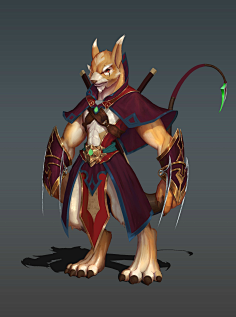 l鹿大体块细化插画