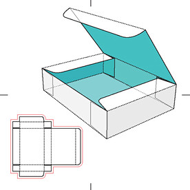 包裝盒設計圖刀版圖效果圖