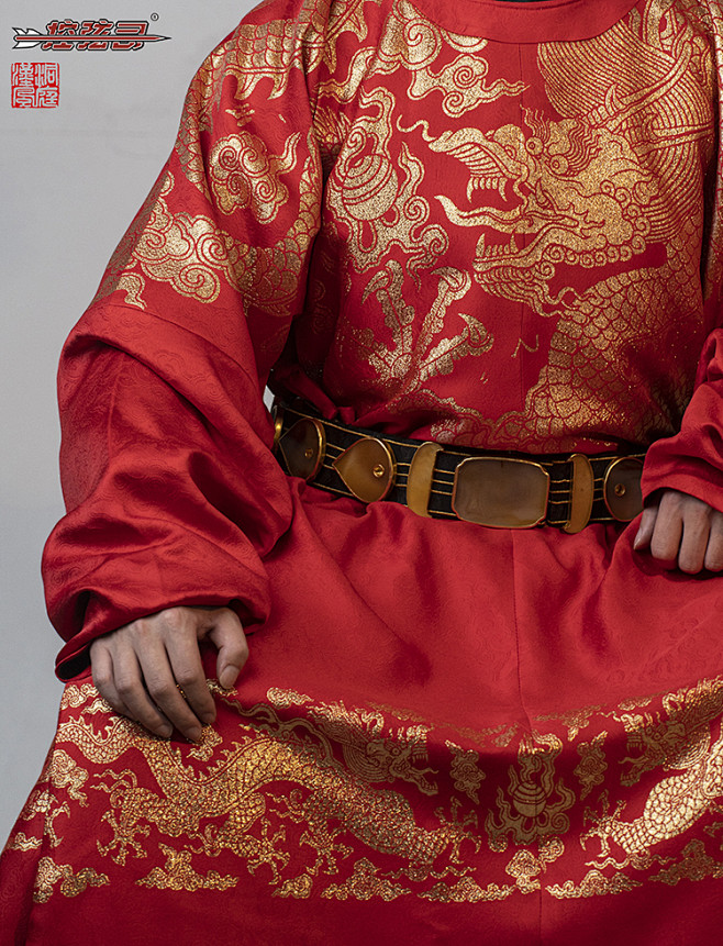 控弦司明初织金龙袍开平王常遇春同款汉服圆领公服明制淘宝网