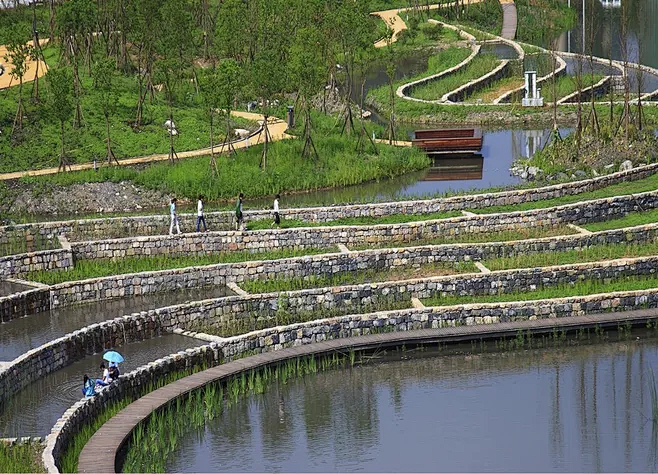 河道边坡驳岸处理方式stormwaterstorageprotectiontheriverbank