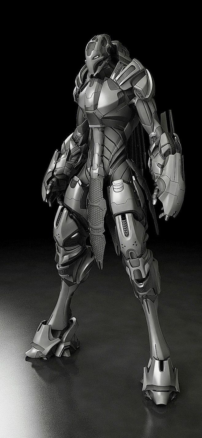 科幻机械外骨骼战争