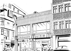 M-小鹿采集到钢笔画