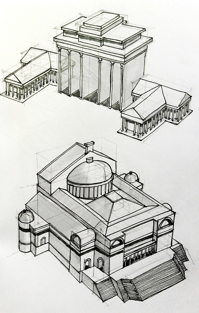 建築線稿30