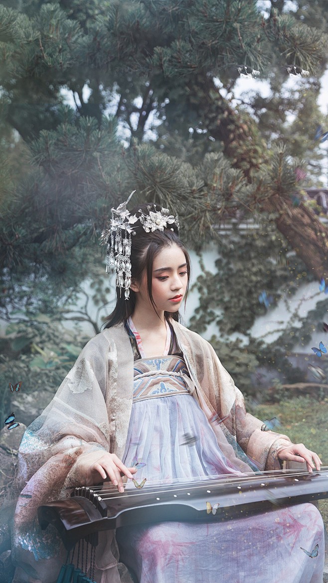 不使花魂沾蝶影何来蝶梦到花枝汉服频道我爱古装网古装爱好者的家园