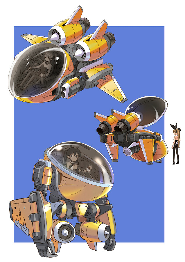 小型飛行機ロボ 1