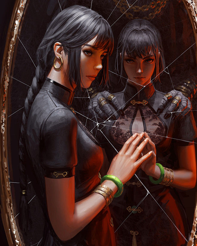 general 1440x1800 guweiz bad guys digital art digital painting