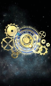 炫酷星空齿轮粒子特效安卓动态壁纸