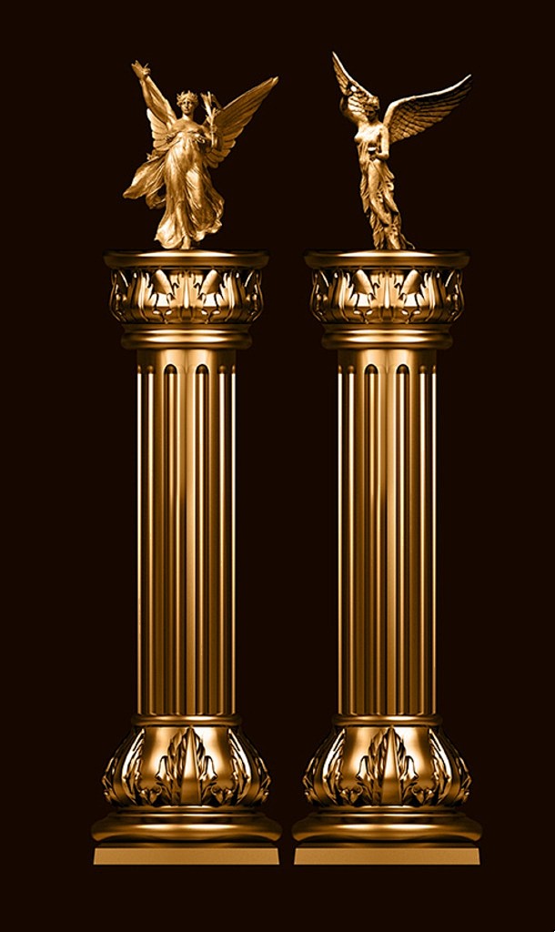 金色罗马柱