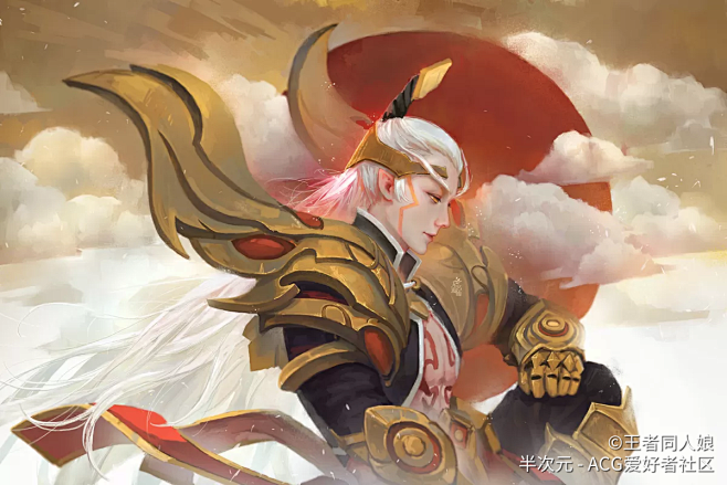 王者荣耀后羿半神之弓插画