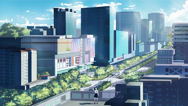 日系新海诚场景班学员毕业作品获取免费公开课q裙643948