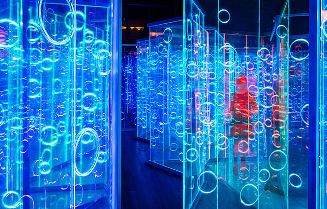 三亚湾光影艺术节灯光装置宇宙lightup点亮设计社区设计师原创高质